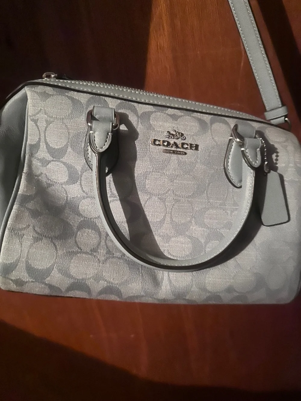 Coach Rowan Satchel with wallet